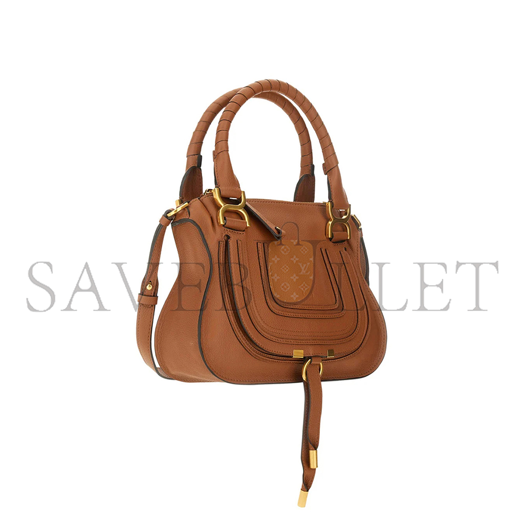 CHLOE SMALL MARCIE BAG IN GRAINED LEATHER CHC22AS628I316AN (30*23*10cm)